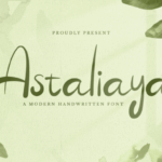 Astaliaya Font - Featured Image