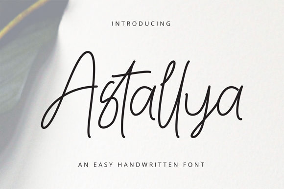 Astallya Font - Featured Image