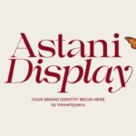 Astani Display Font - Featured Image