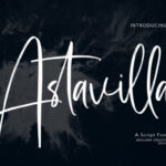 Astavilla Script Font - Featured Image