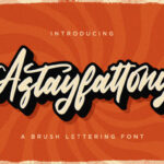 Astayfattony Font - Featured Image