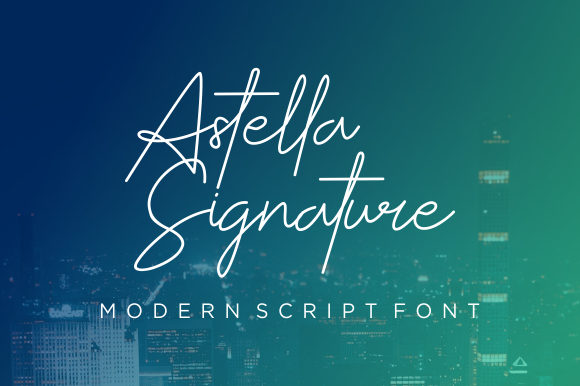 Astella Signature Font - Featured Image