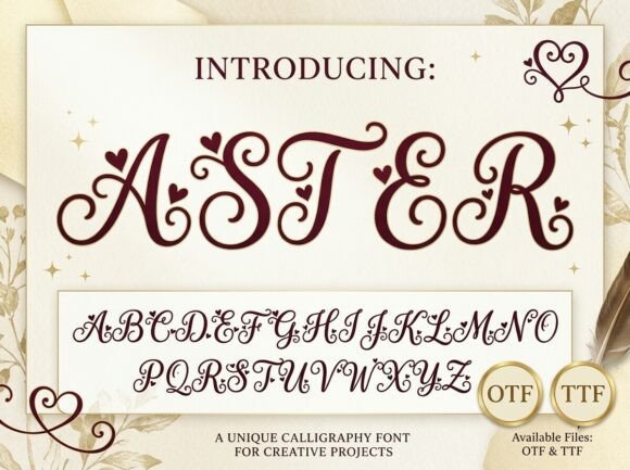 Aster Font - Featured Image