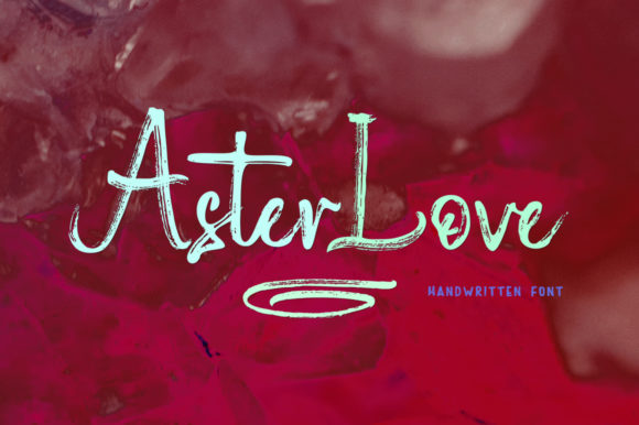 Aster Love Font - Featured Image