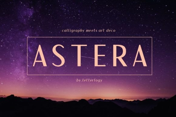 Astera Font - Featured Image