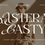 Asteracasty Regular Font - Featured Image