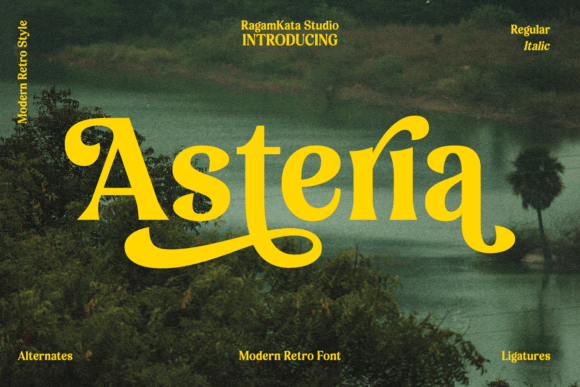 Asteria Font - Featured Image