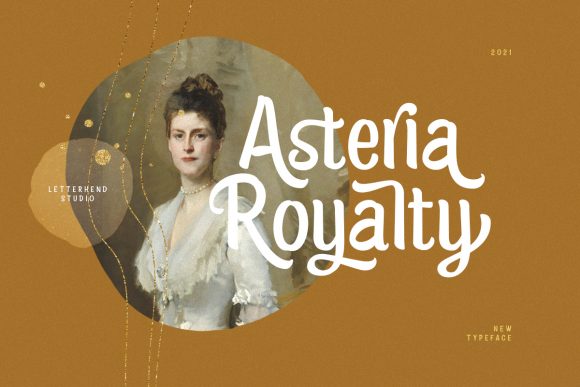 Asteria Royalty Font - Featured Image