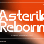 Asterik Reborn Font - Featured Image