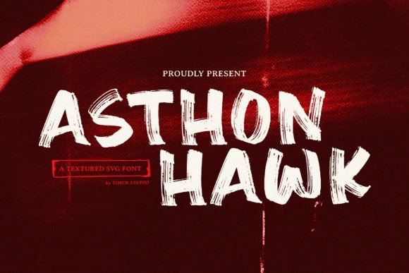Asthon Hawk Font - Featured Image