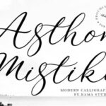 Asthon Mistika Font - Featured Image
