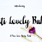 Asti Lovely Babe Font - Featured Image