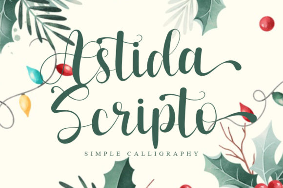 Astida Scripto Font - Featured Image