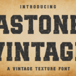 Astone Vintage Font - Featured Image