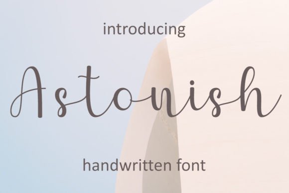 Astonish Font - Featured Image
