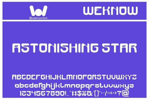 Astonishing Star Font - Featured Image