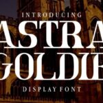 Astra Goldie Font - Featured Image