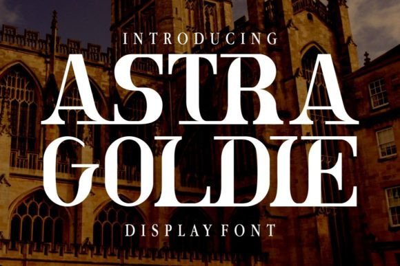 Astra Goldie Font - Featured Image
