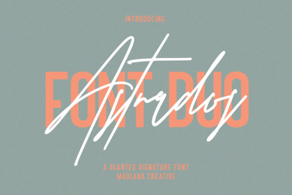 Astrados Signature Font - Featured Image
