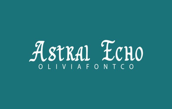 Astral Echo Font - Featured Image