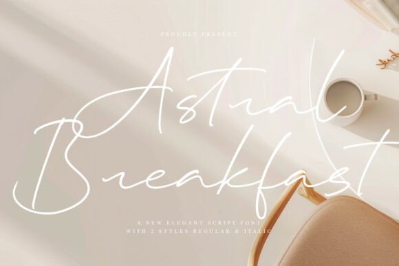 Astralbreakfast Regular Font - Featured Image
