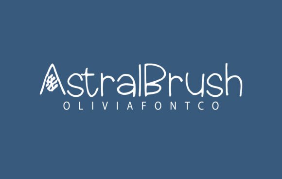 Astralbrush Font - Featured Image