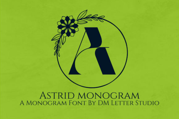 Astrid Monogram Font - Featured Image