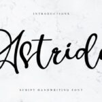 Astride Font - Featured Image