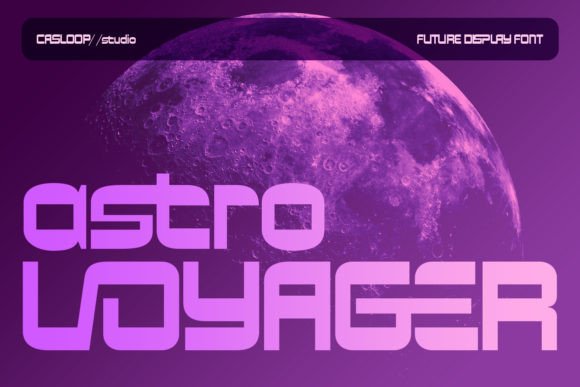 Astro Voyager Font - Featured Image
