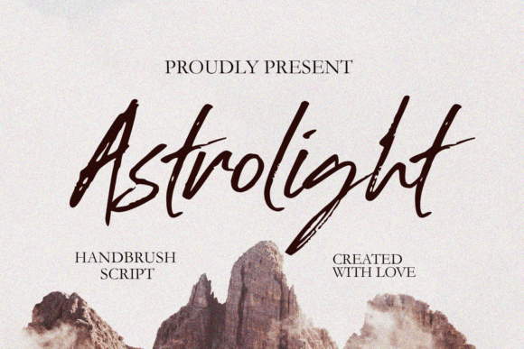 Astrolight Font - Featured Image