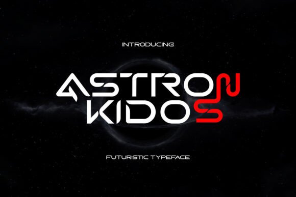 Astron Kidos Font - Featured Image