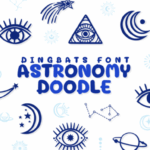 Astronomy Doodle Font - Featured Image