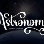Astronomy Font - Featured Image