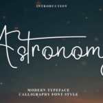 Astronomy Font - Featured Image