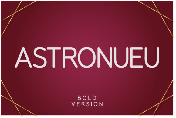 Astronueu Bold Font - Featured Image