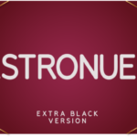 Astronueu Extra Black Font - Featured Image
