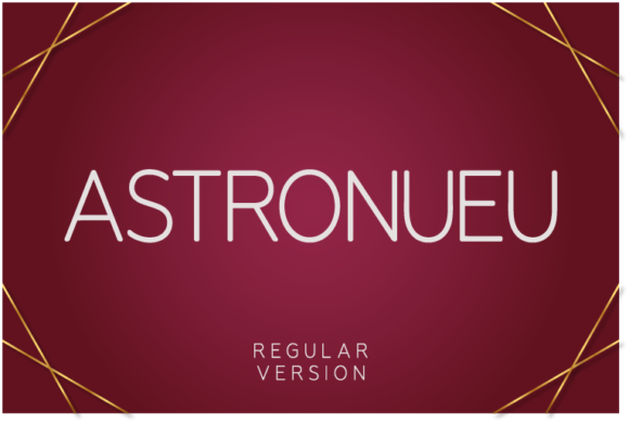 Astronueu Regular Font - Featured Image