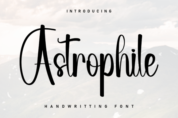 Astrophile Font - Featured Image