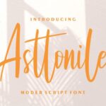 Asttonile Font - Featured Image
