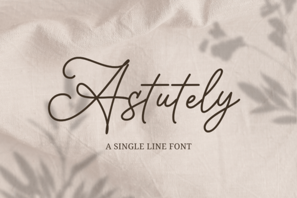 Astutely Font - Featured Image