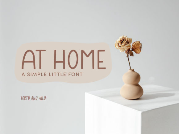 At Home Font - Featured Image