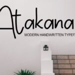 Atakana Font - Featured Image