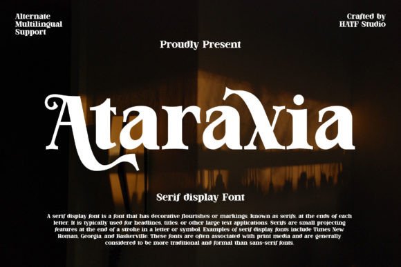Ataraxia Font - Featured Image