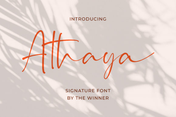 Athaya Font - Featured Image
