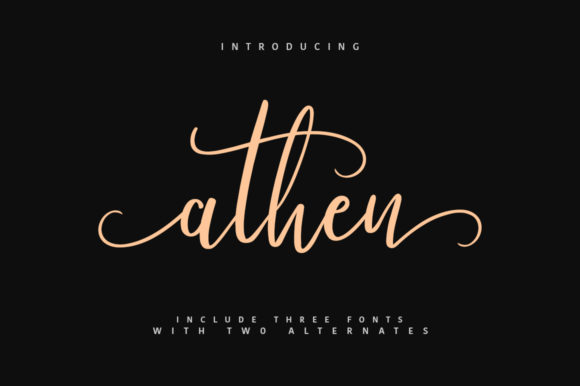 Athen Font - Featured Image