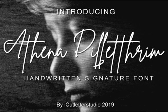Athena Dilletthrim Font - Featured Image