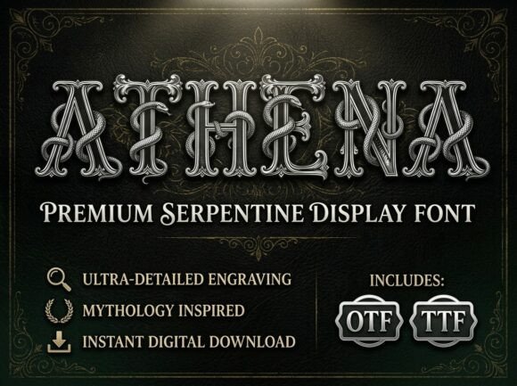 Athena Font - Featured Image