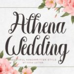 Athena Wedding Font - Featured Image