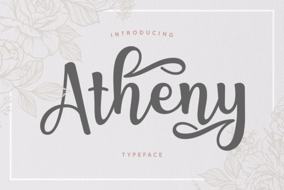 Atheny Font - Featured Image