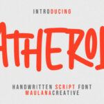 Atheroll Font - Featured Image